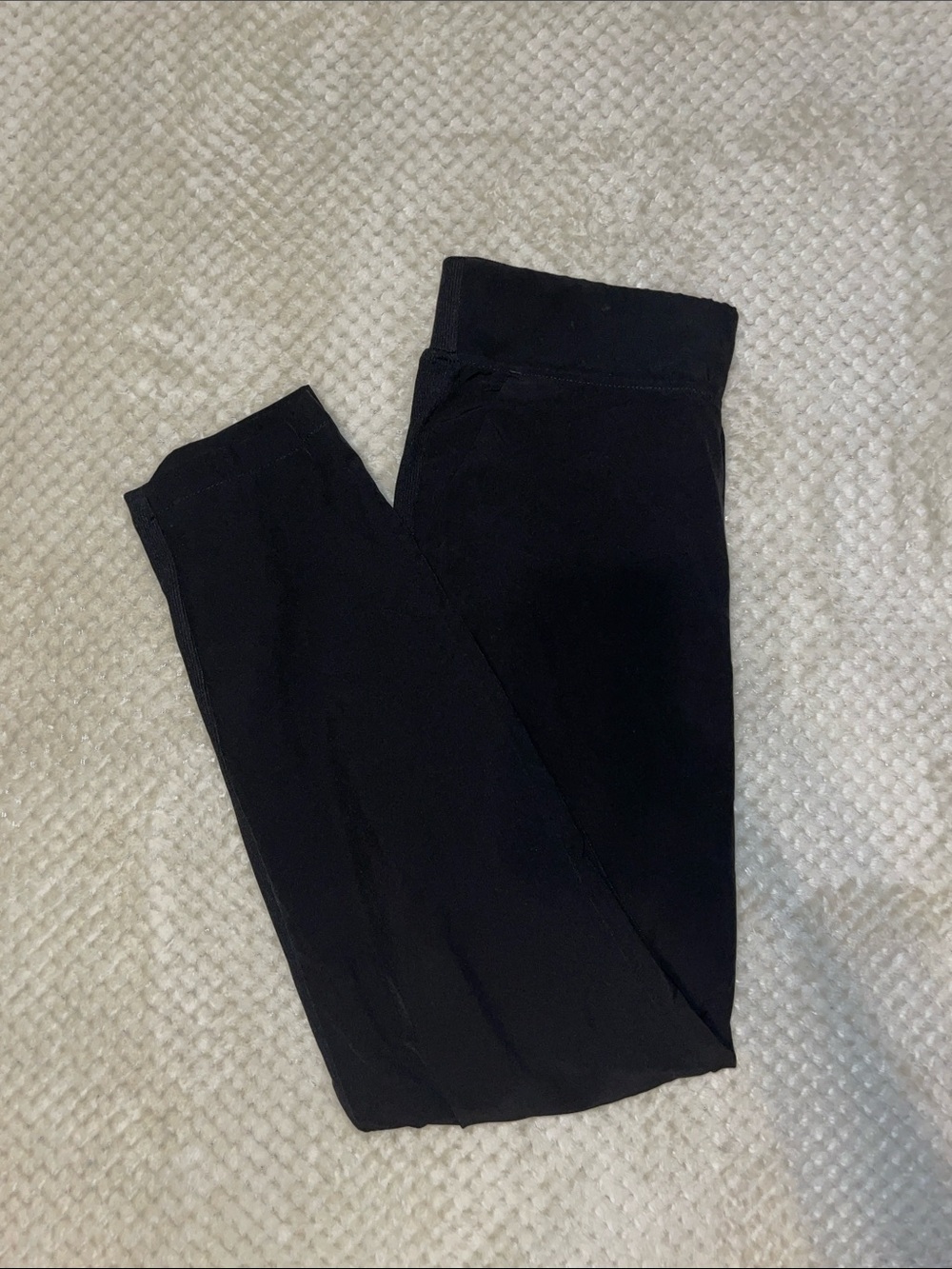 Black Straight Leg Trouser Pants